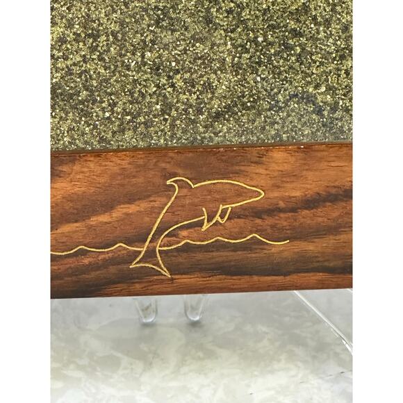 'Sands of Hawaii' Moving Sandscape in Wooden Frame-Stunning - Picture 3 of 7